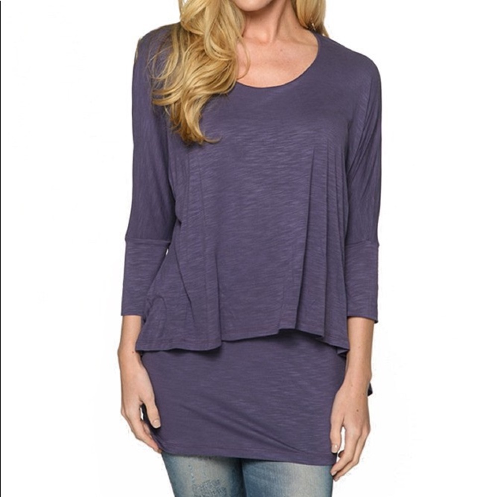 Black Lux Isle Double Layer Dress